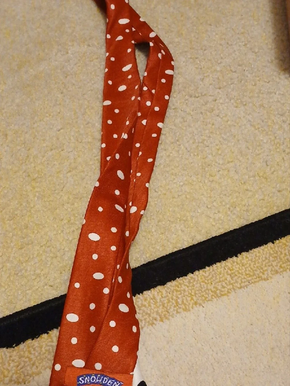 Festive Snowman Holiday Tie in Red, White & Green